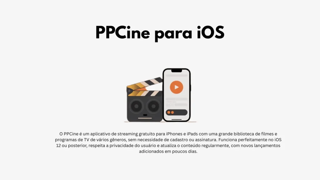 PPCine é um aplicativo de streaming gratuito e sem registro.