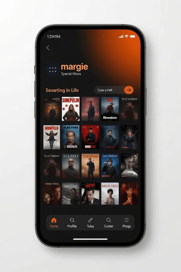 Movie streaming app